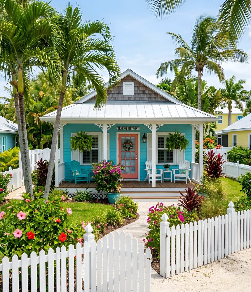 Key West style Florida home